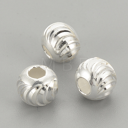 925 Sterling Silver Beads STER-S002-16-5mm-1