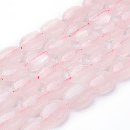 Natural Rose Quartz Beads Strands G-G731-14-16x12mm-1
