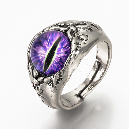 Adjustable Alloy Finger Rings RJEW-Q159-15A-1