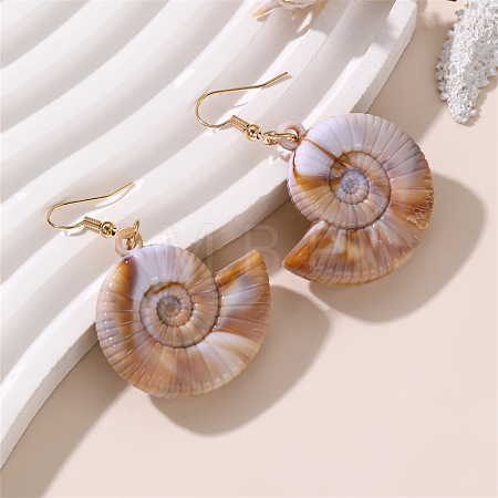 Bohemian Shell Dangle Earrings WGCB19C-04-1