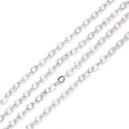 Brass Cable Chains CHC-T008-06B-P-1