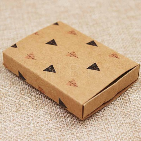 Kraft Paper Boxes and Necklace Jewelry Display Cards CON-L016-B02-1
