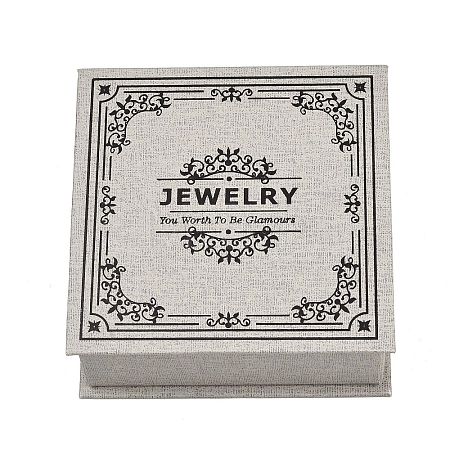 Floral Printed Paper Jewelry Display Magnetic Cases CON-K015-03C-03-1