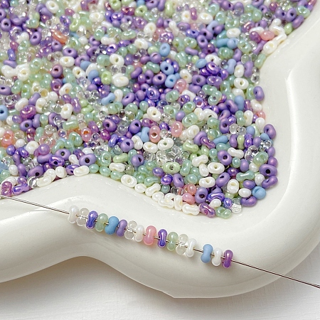 Transparent Glass Seed Beads FIND-U017-18C-1