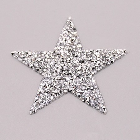 Star Glitter Hotfix Rhinestone DIY-WH0301-92C-02-1