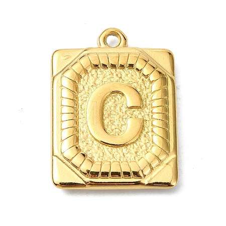 Ion Plating(IP) 304 Stainless Steel Pendants STAS-U033-01G-C-1