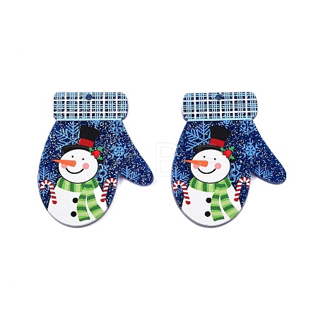 Christmas Theme Printing Acrylic Pendants BACR-N002-01B-1