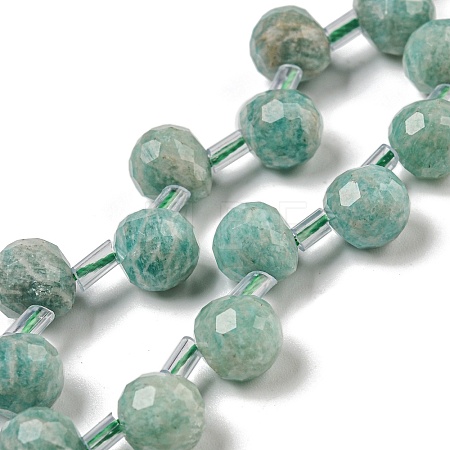 Natural Amazonite Beads Strands G-H297-B07-02-1