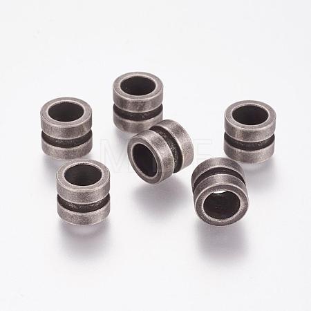 304 Stainless Steel Beads STAS-F123-02AS1-1
