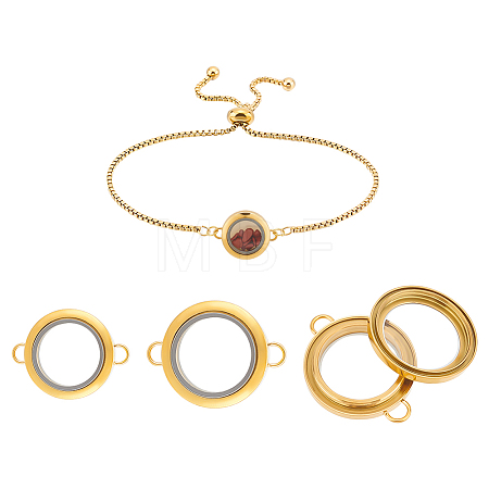 DIY Memory Floating Bracelet Making Kit DIY-UN0004-41G-1