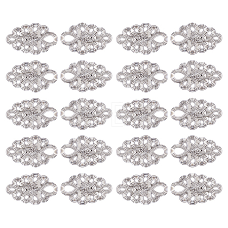 20Pcs Zinc Alloy Adjustable Jean Button Pins FIND-FH0017-92P-1