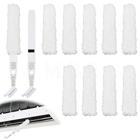 12Pcs 2 Styles Superfine Fiber Cleaning Brushes AJEW-OC0015-44-1