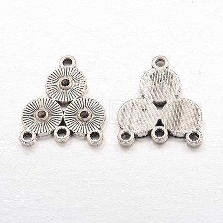 Alloy Rhinestone Connector Settings X-EA10684Y-1