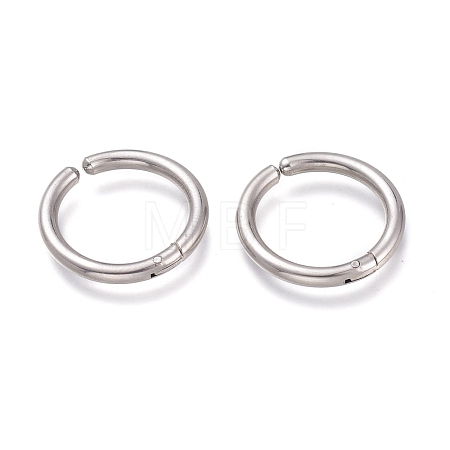 Non-Tarnish 201 Stainless Steel Clip-on Earrings EJEW-L256-04D-P-1