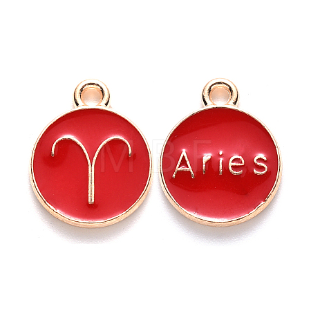 Alloy Enamel Pendants LS-ENAM-S124-01B-07A-1