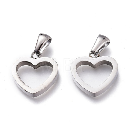 Tarnish Resistant 304 Stainless Steel Pendants STAS-Z006-16P-1