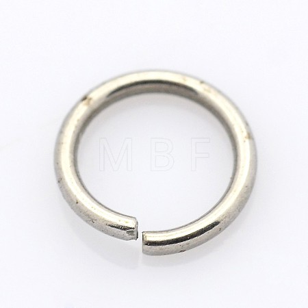 Non-Tarnish 304 Stainless Steel Open Jump Rings STAS-E067-04-8mm-1