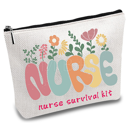 Polycotton Canvas Stroage Bags ABAG-WH0029-060-1