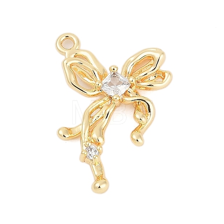 Brass Micro Pave Cubic Zirconia Pendants LS-ZIRC-P122-05D-G01-1