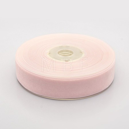 Polyester Velvet Ribbon for Gift Packing and Festival Decoration SRIB-M001-23mm-115-1
