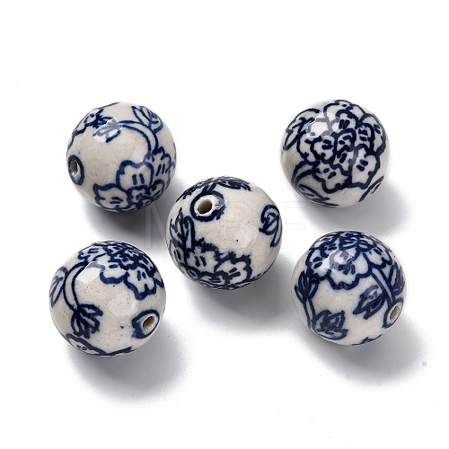 Handmade Porcelain Beads PORC-I027-19D-1