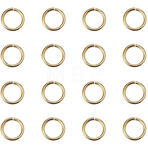 Brass Jump Rings KK-PH0006-8mm-G-1