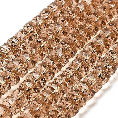 Transparent Glass Beads Strands EGLA-K071-05J-1