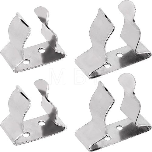 4Pcs 2 Style 304 Stainless Steel Boat Hook Spring Clamp STAS-FH0001-56-1