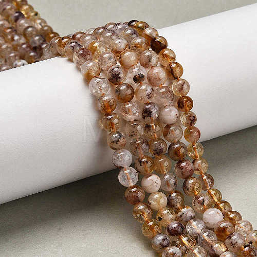 Natural Citrine Beads Strands G-P569-A01-01-1