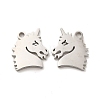 304 Stainless Steel Charms STAS-M089-38P-1
