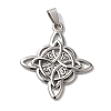 304 Stainless Steel Pendants STAS-L081-033P-1