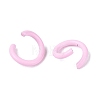 Spray Painted Iron Open Jump Rings IFIN-T017-04B-24-3