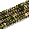 Natural Unakite Beads Strands G-N357-14A-10-2