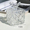 Transparent Glass Jewelry Storage Box PW-WGE5865-05-1