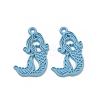 Spray Painted Alloy Pendants AL-CBA5D51-01D-2