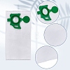 Non-woven Fabrics Vacuum Cleaner Bags Replacement with Plastic Findings AJEW-WH0077-244-3