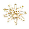 Rack Plating Alloy Pendants PALLOY-T077-75LG-RS-1