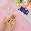 20Pcs Brass Stud Earring Findings KK-SC0008-01S-3