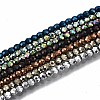 Electroplate Non-magnetic Synthetic Hematite Beads Strands G-T114-59-1