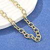 Brass Cable Chain Necklaces NJEW-H206-15G-1