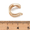 Brass Rhinestone Cuff Errings RB-Z001-03G-3