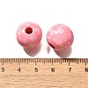 Valentine's Day Element Printed Wood Beads WOOD-R002-01-38-3