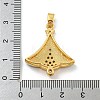 Christmas Brass Micro Pave Cubic Zirconia Pendant KK-H468-03A-03G-3