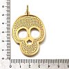 Brass Micro Pave Cubic Zirconia Pendants KK-U055-08G-02-3