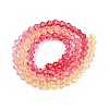 Baking Painted Glass Bead Strands DGLA-A039-T6mm-A03-2