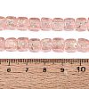 Handmade Foil Glass Beads Strands FOIL-Q002-04J-4