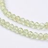 Natural Peridot Beads Strands G-J376-78-2mm-3