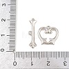 Heart Brass Toggle Clasps KK-G548-43P-04-4