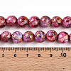 Baking Painted Glass Beads Strands DGLA-N003-10mm-B03-5