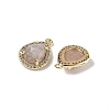 Natural Mixed Stone Faceted Teardrop Pendants G-U028-02G-3